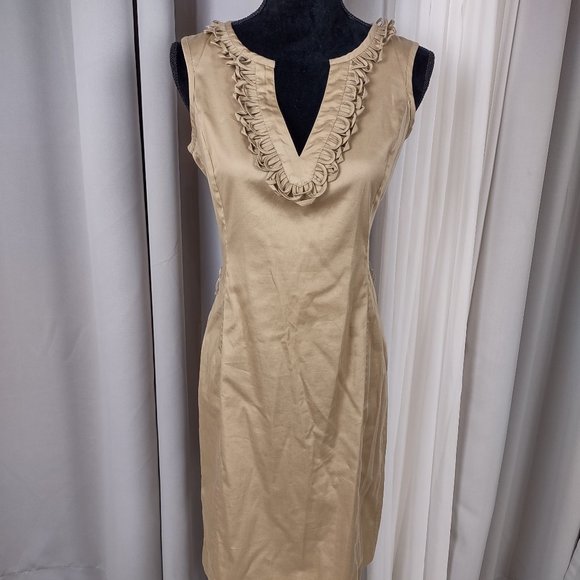 Talbots Dresses & Skirts - Talbots Tan Dress Size 4